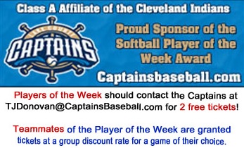 
Lake County Captains Player of the Week