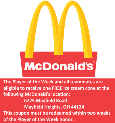 
McDonald's Player of the Week