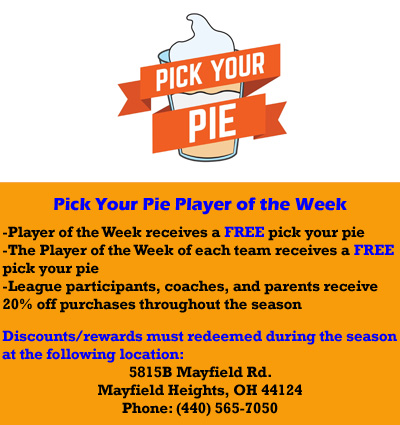 
Pick Your Pie Player of the Week